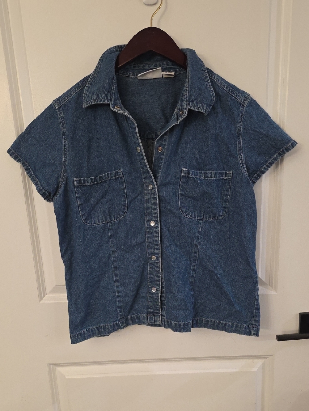 Vintage GAP Jean Snap Button Shirt